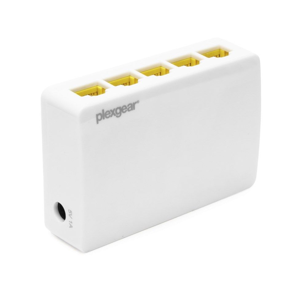 Plexgear 100 Mb/s -switch 5 porter