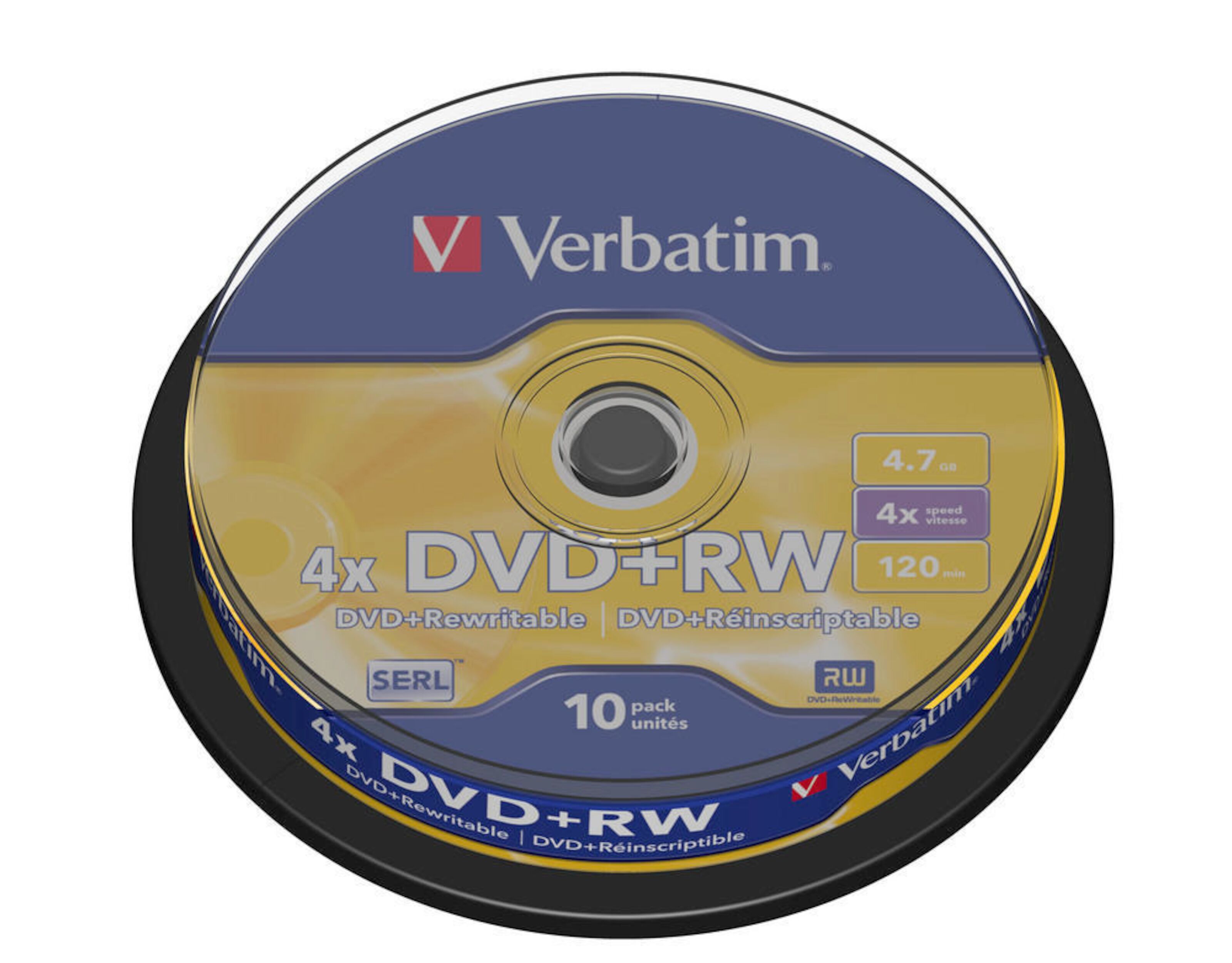 Verbatim Dvd Rw Pa Spindel 10 Pack Dvd Skivor Kjell Com