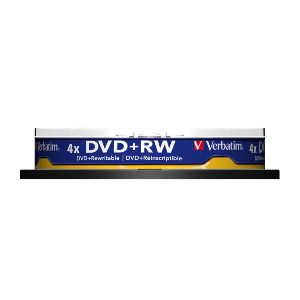 Verbatim DVD+RW på spindel 10-pk.