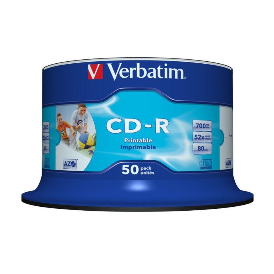 Verbatim CD-R Inkjet 50-pack