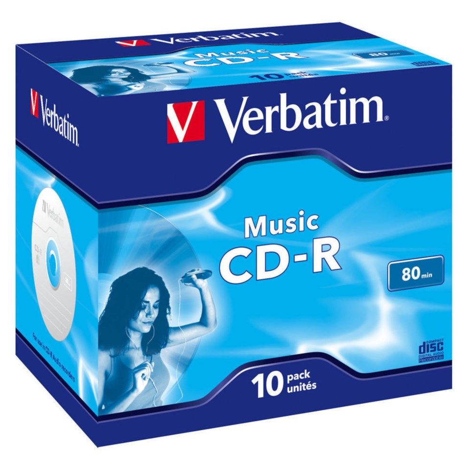 Verbatim CD-R Audio/Music 10-pk.