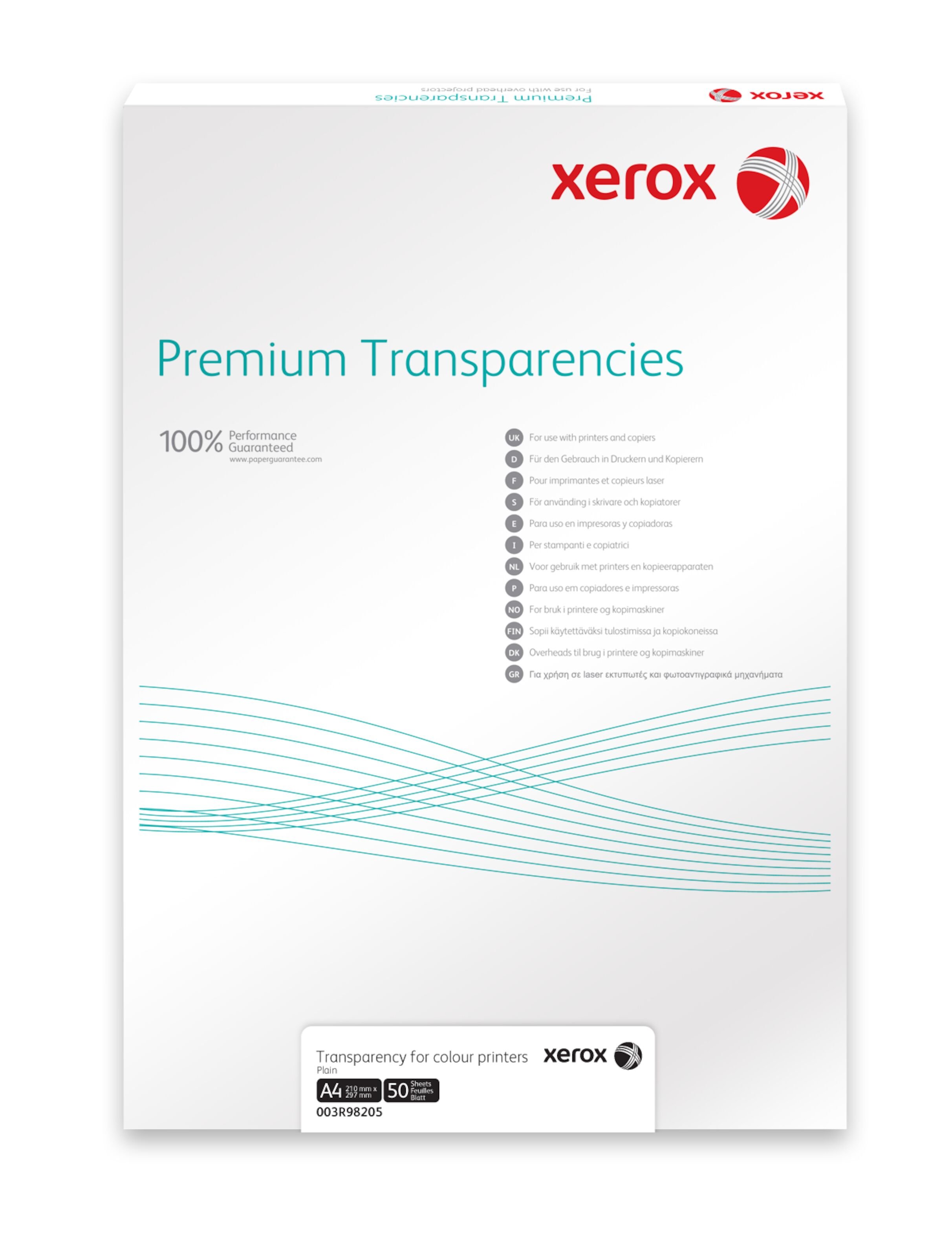 Xerox Overheadpapir Laser A4 50-pk.