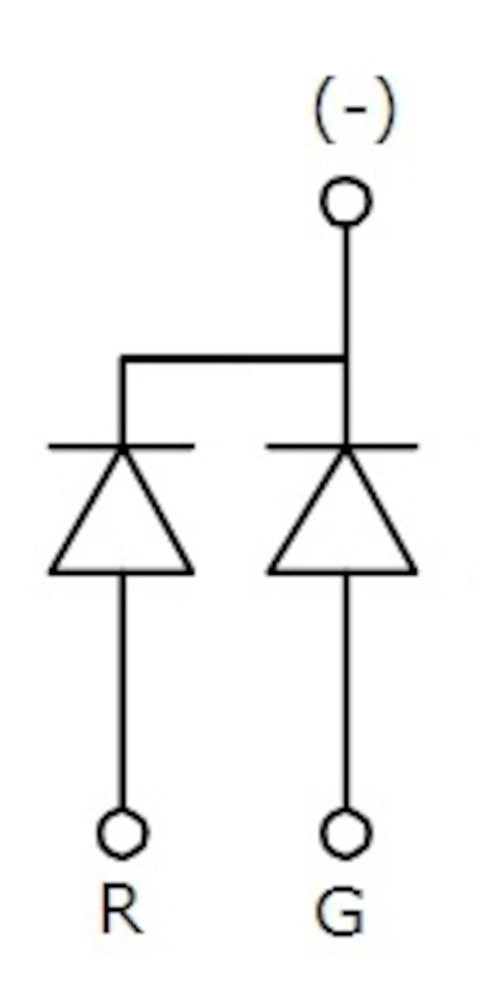 Luxorparts Rød/grønn LED 10-pk.