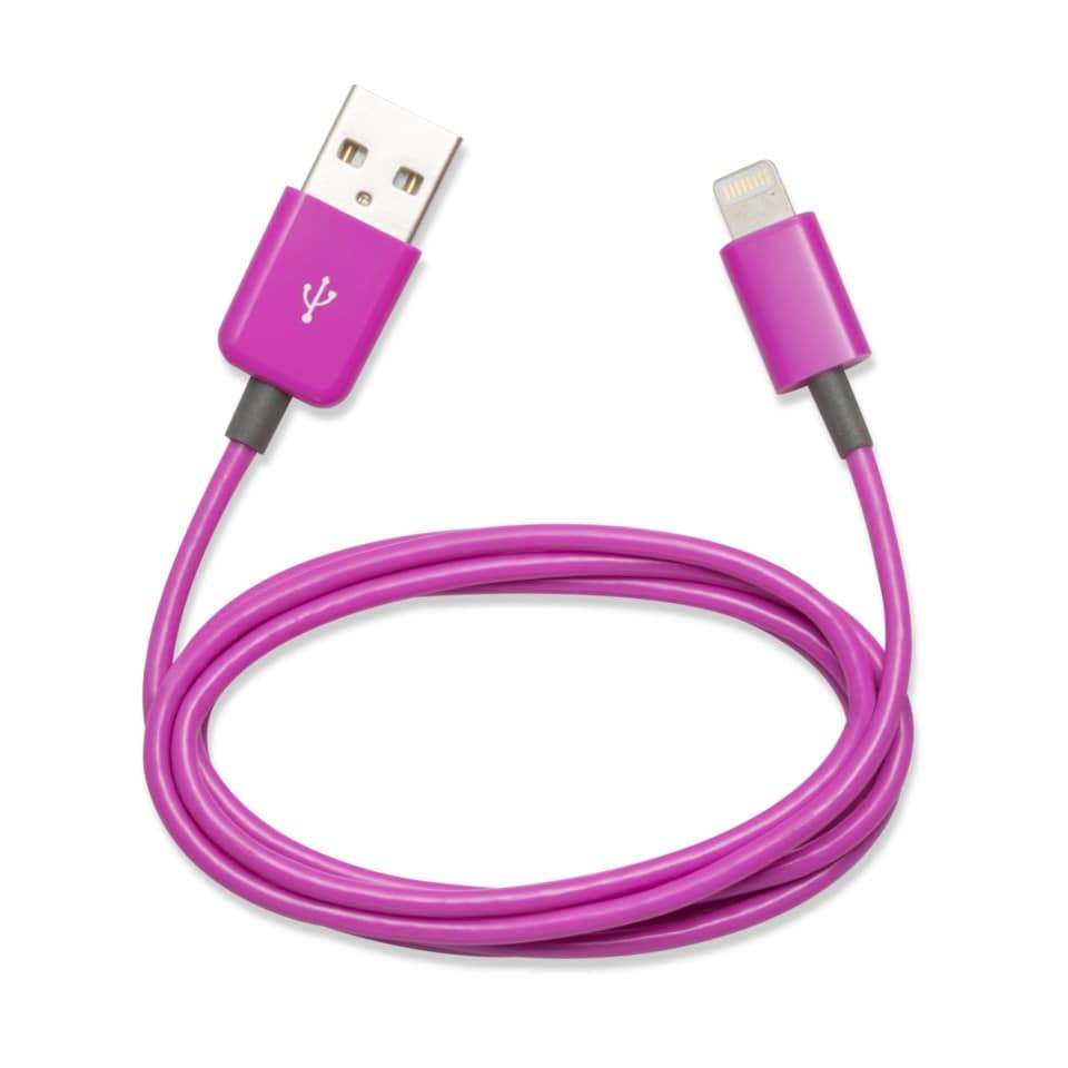 Linocell Lightning kabel Rosa 1 m Linocell Lightning kabel Rosa 1 m