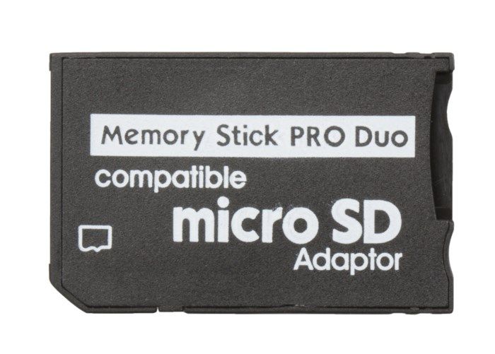 Adapter Micro-SD till Memory Stick Pro Duo