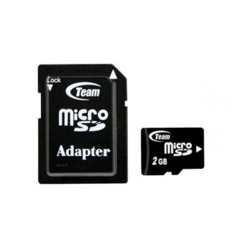 Micro-SD-kort 2 GB med SD-adapter - Minneskort Kjell.com