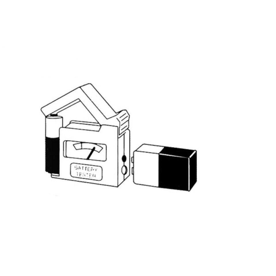 Analog batteritestare i mini-format