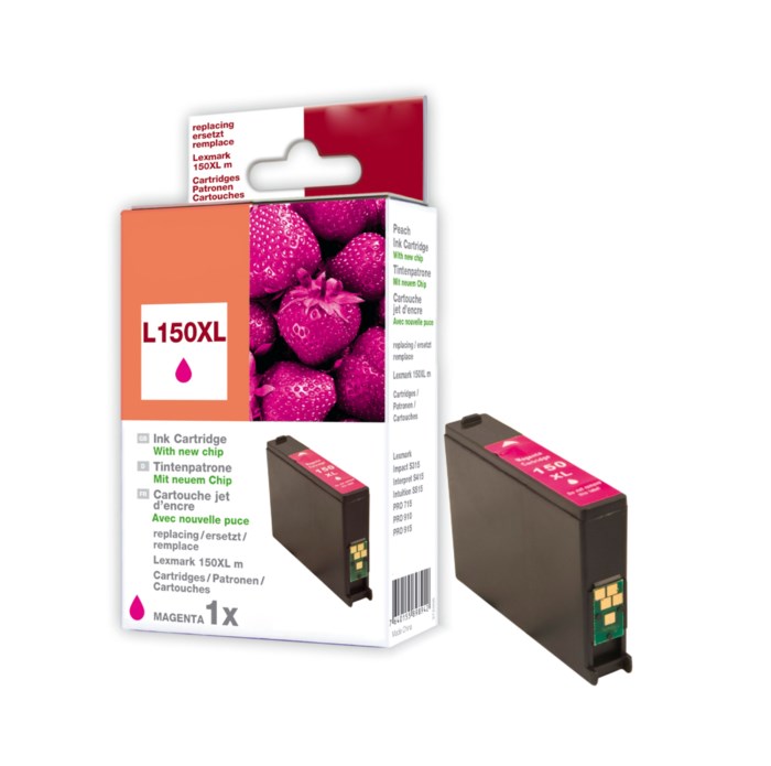 Peach Lexmark 150XL Bläckpatron Magenta