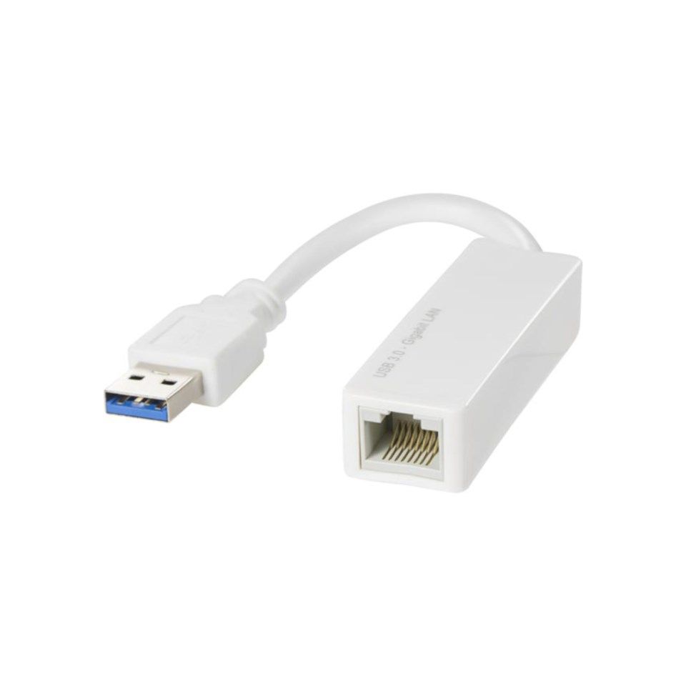 Luxorparts Gigabit-nettverkskort USB 5 Gb/s Hvit