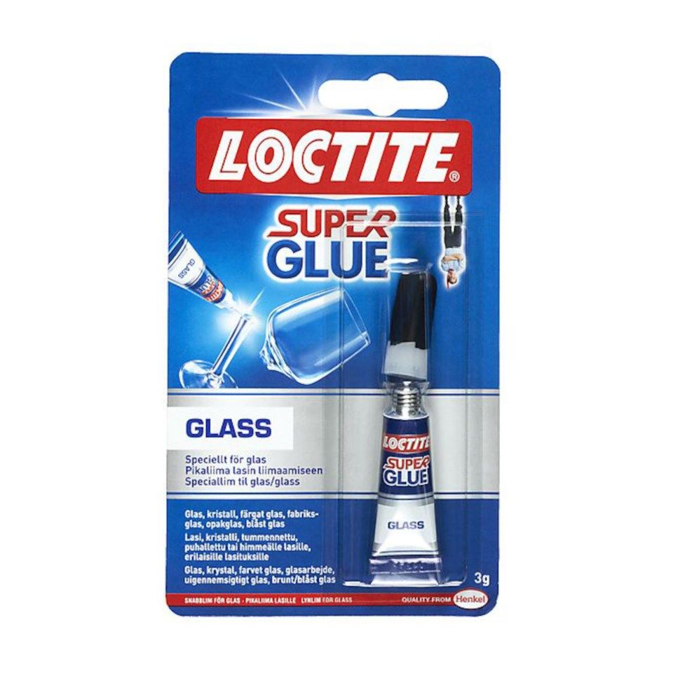 Loctite Super Glue Glass Glas-lim