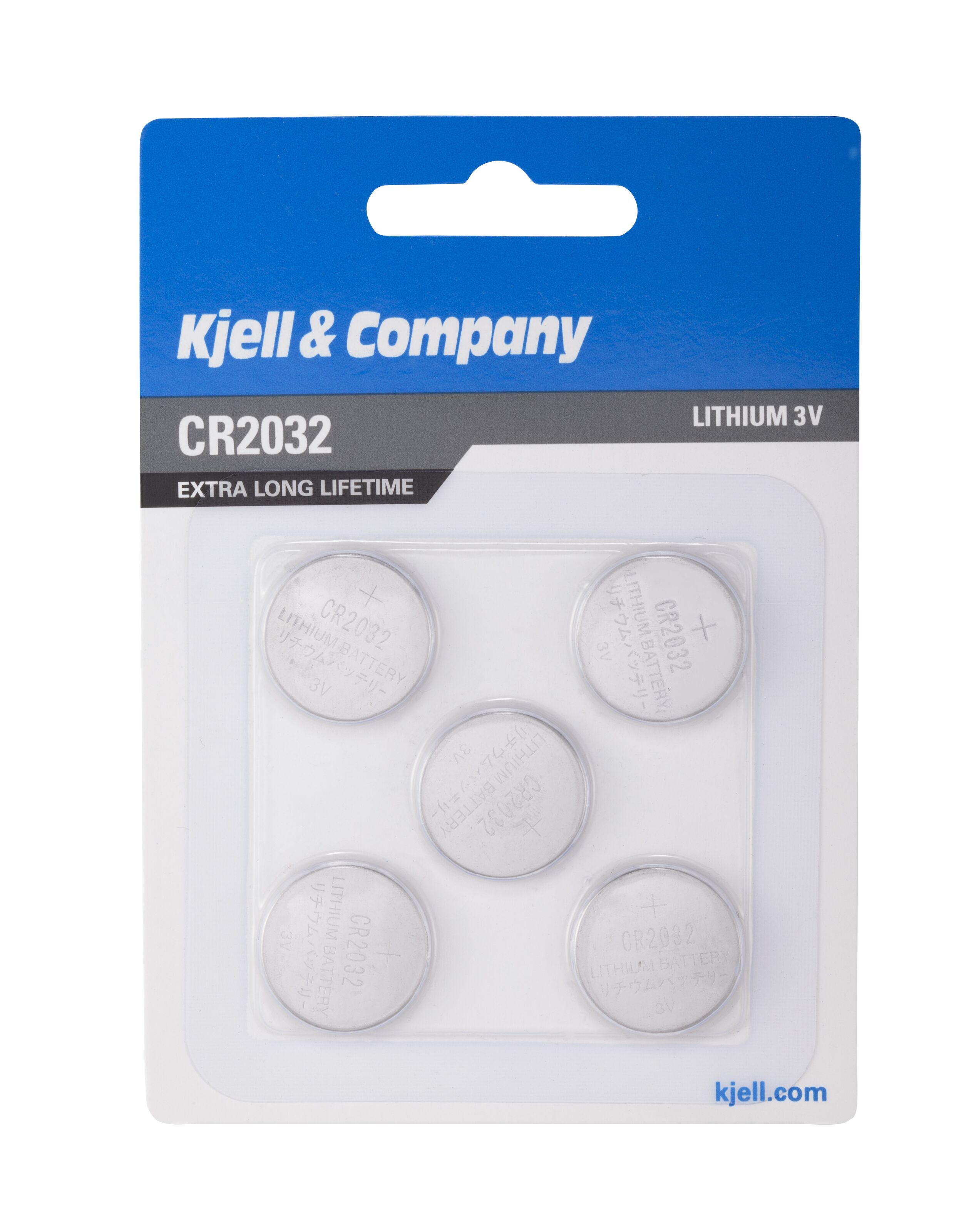 Kjell & Company Litiumbatteri CR2032 5-pk