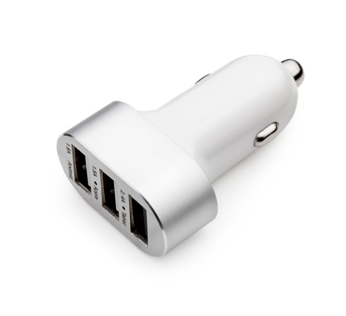 Linocell USB billaddare med tre USB portar 4,5 A Linocell USB billaddare med tre USB portar 4,5 A