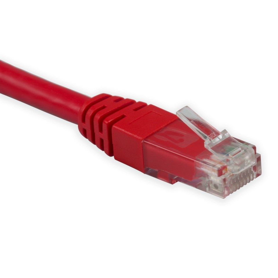 Luxorparts UTP-nettverkskabel Cat. 6 Rød 0,5 m