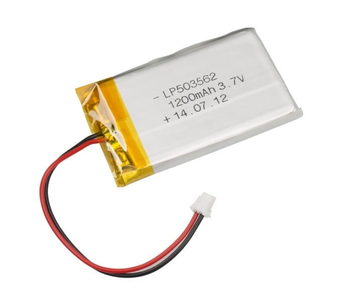 Luxorparts Li-Po-batteri 3,7 V med kontakt 1200 mAh