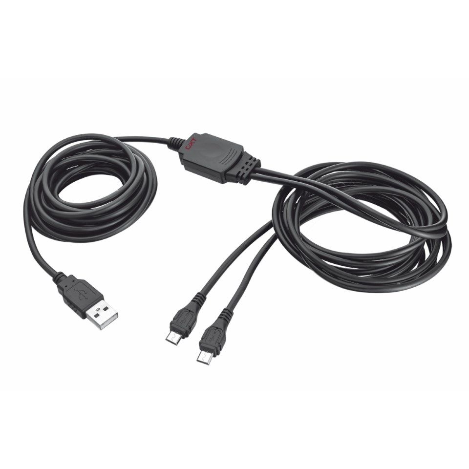 Trust USB-kabel Duo 3,5 m