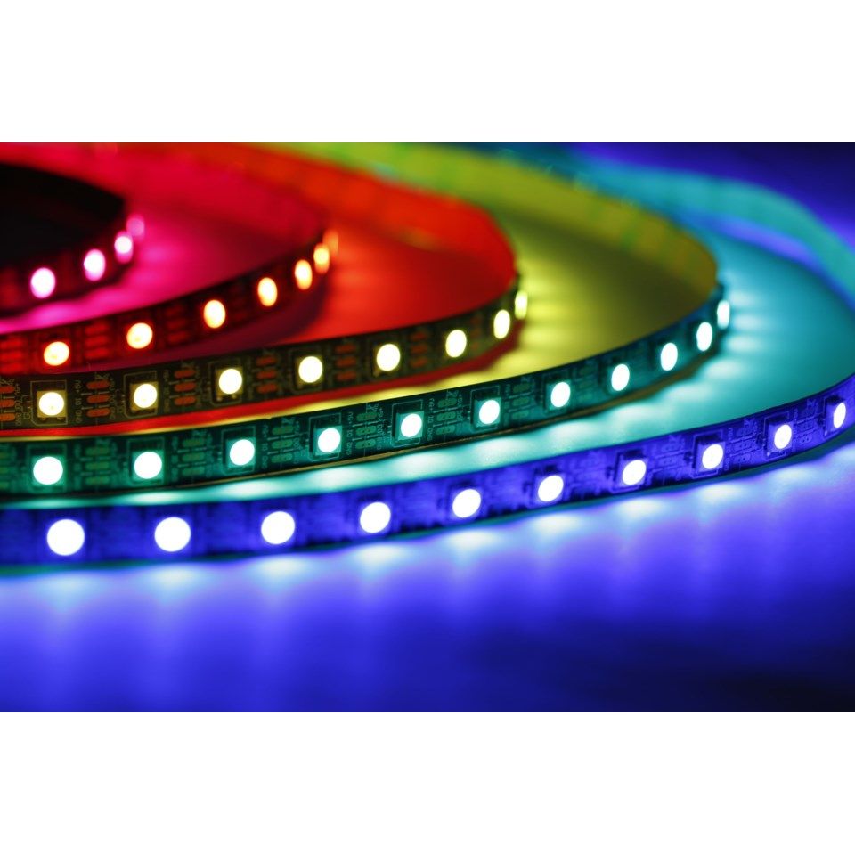 Luxorparts Adresserbar RGB LED-list 5 m