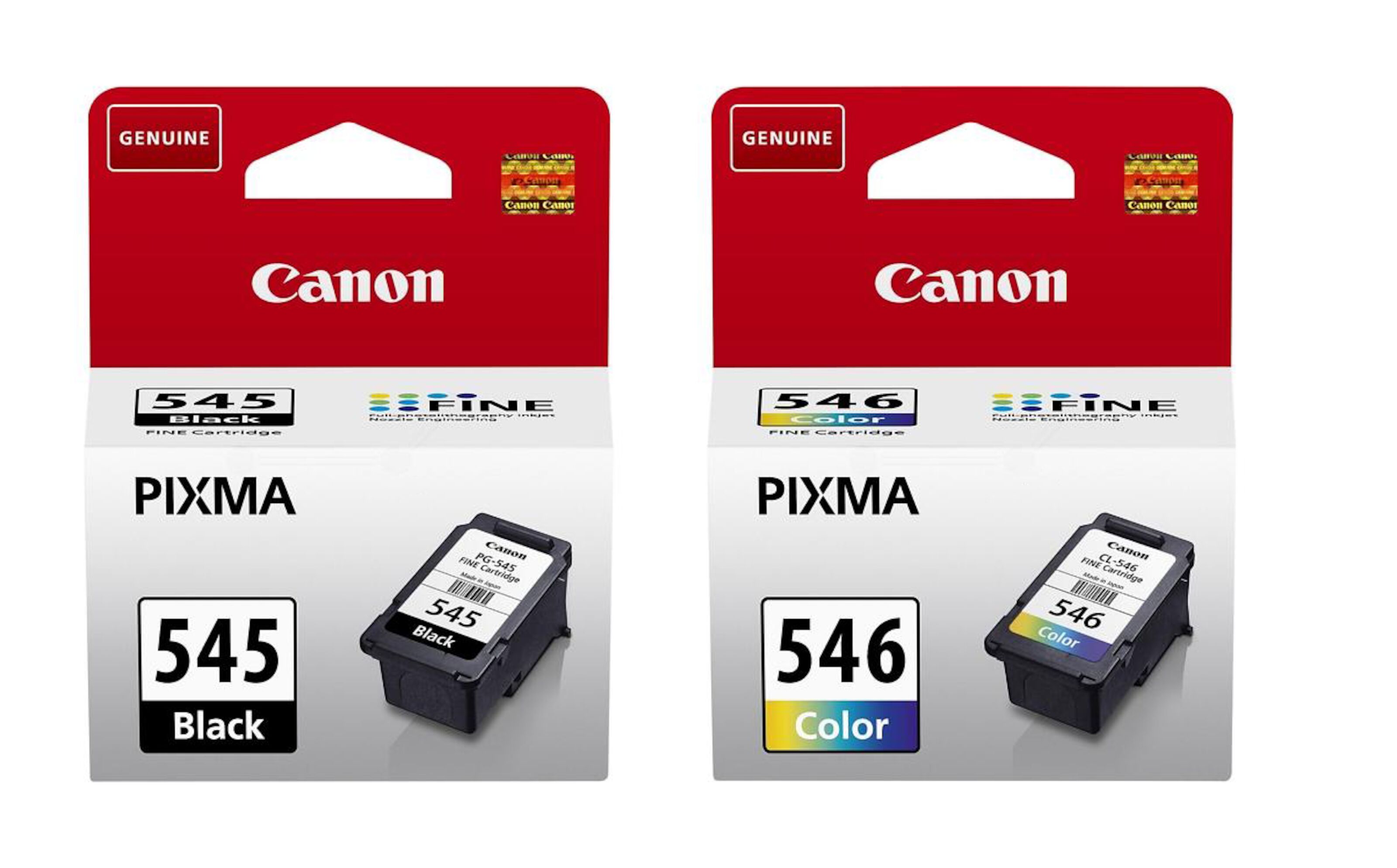Canon Blekk Multipack 8287B005 PG-545/CL-546 1 Svart + 1 Farge