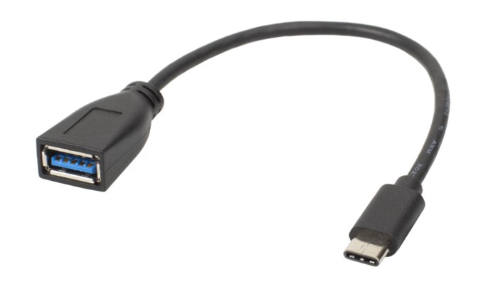 OTG-adapter USB-C till USB 0,2 m