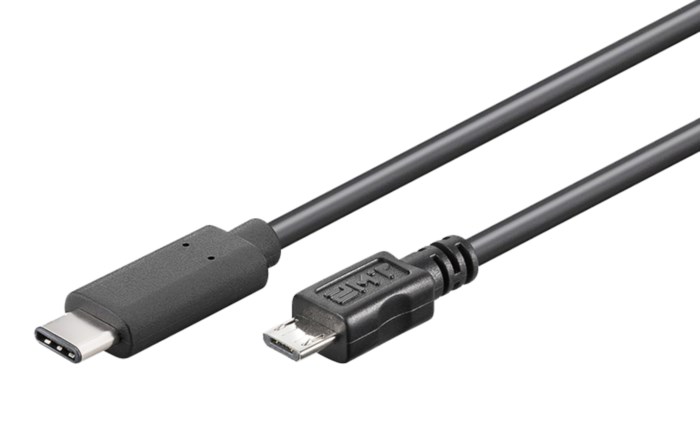 Luxorparts USB-C till Micro-USB-kabel 1 m