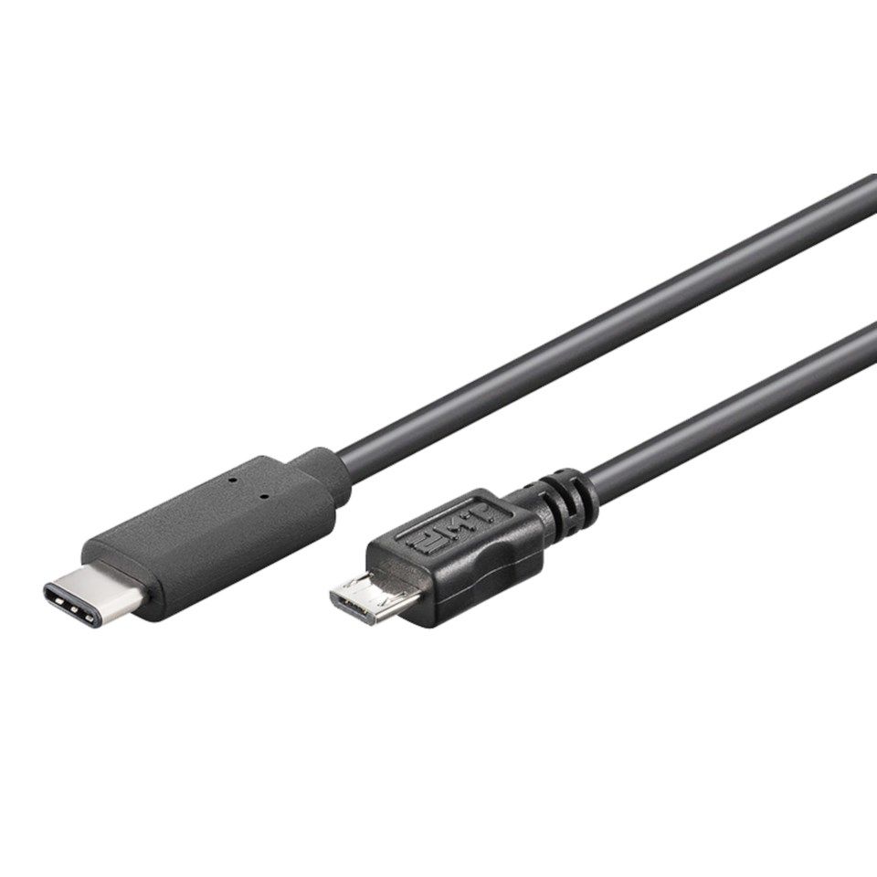 Tilkoblingskabel USB-C til Micro-USB 1 m