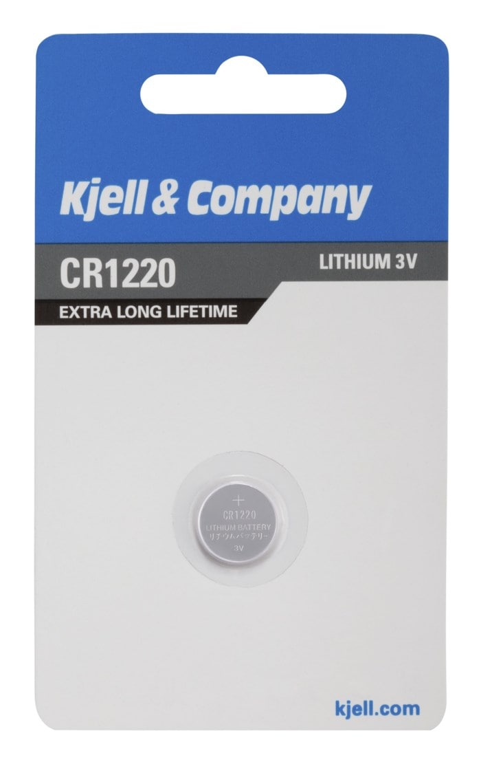 Kjell & Company Litiumbatteri CR1220