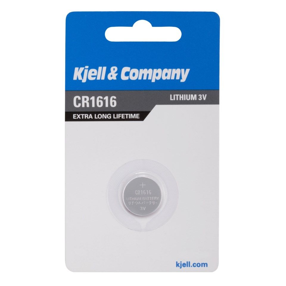 Kjell & Company Litiumbatteri CR1616