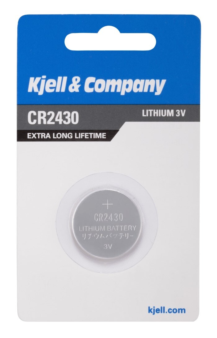 Kjell & Company Litiumbatteri CR2430 1-pack