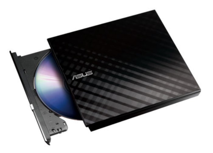 Asus External Slim DVD-brännare och läsare Svart