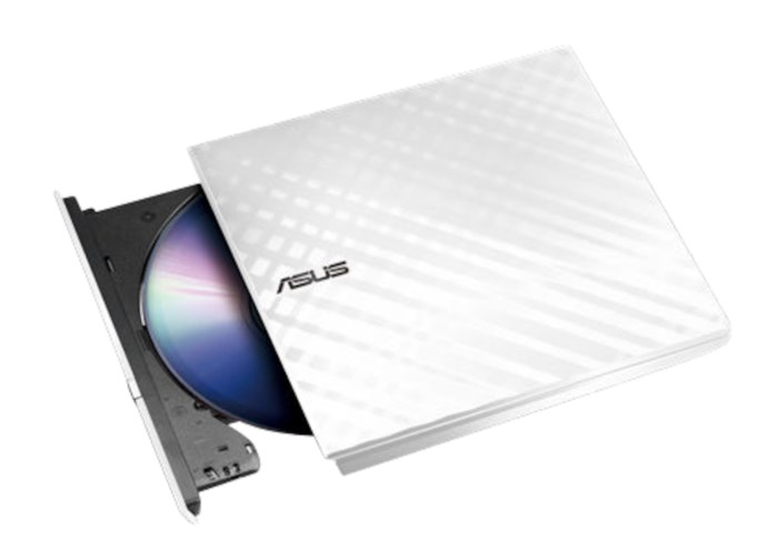 Asus External Slim DVD-brännare och läsare Vit