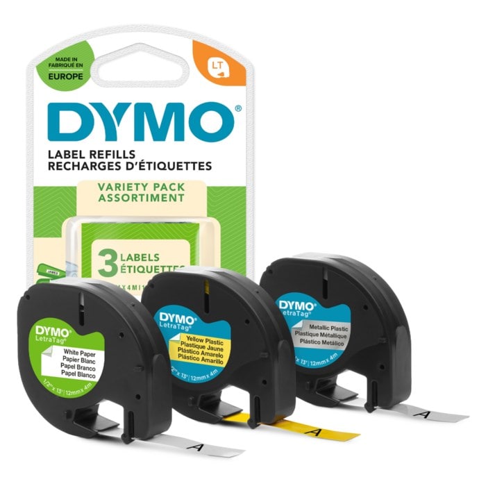 Dymo Letratag Märktejp 3-pack