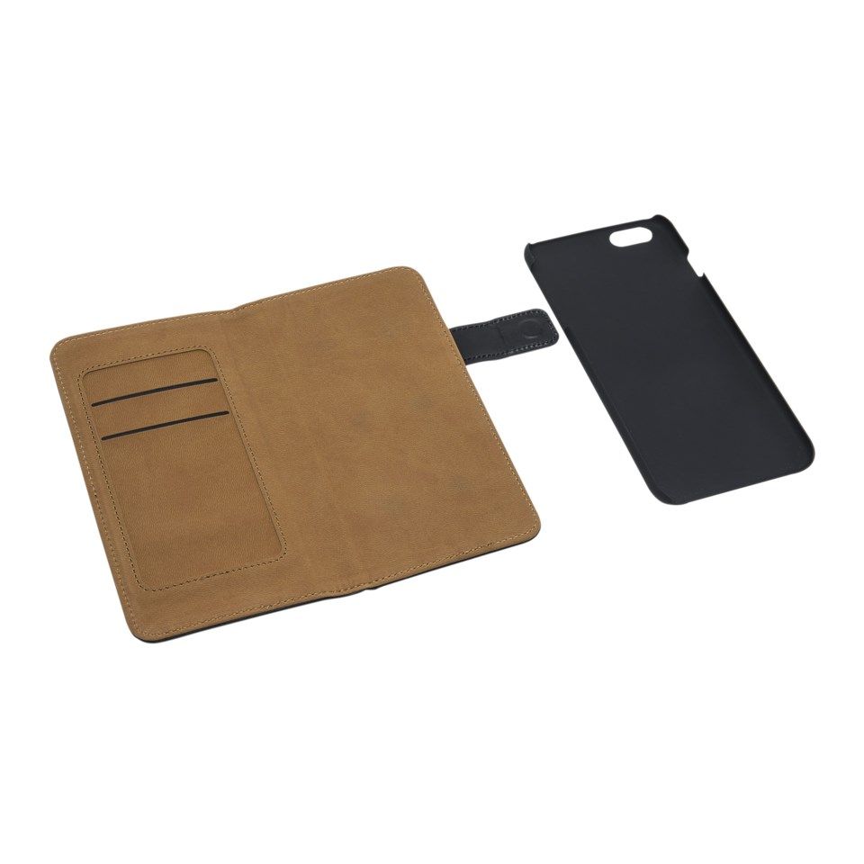 Linocell Magnetisk mobilplånbok för iPhone 6 Plus-serien Svart