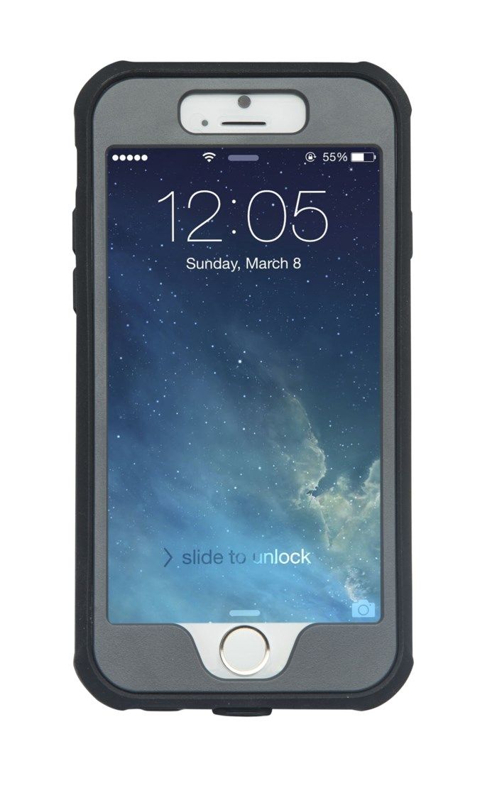 Linocell Rough 360 Tåligt mobilskal för iPhone 6 och 6s Svart