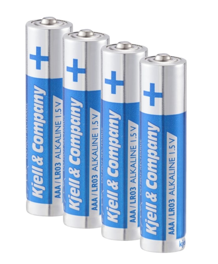 Kjell & Company AAA-batterier (LR03) 4-pack