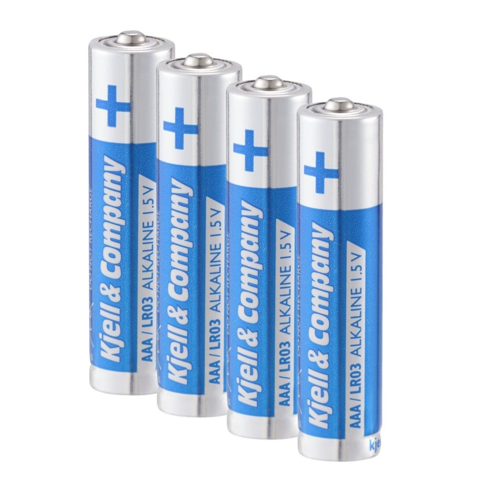 Kjell & Company AAA-batterier (LR03) 4-pack