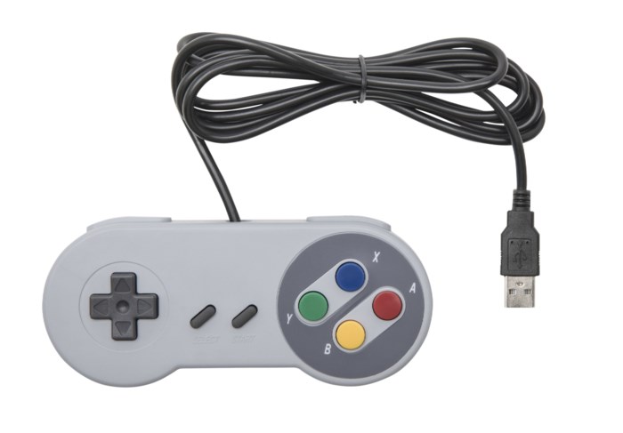 Handkontroll med USB-anslutning SNES