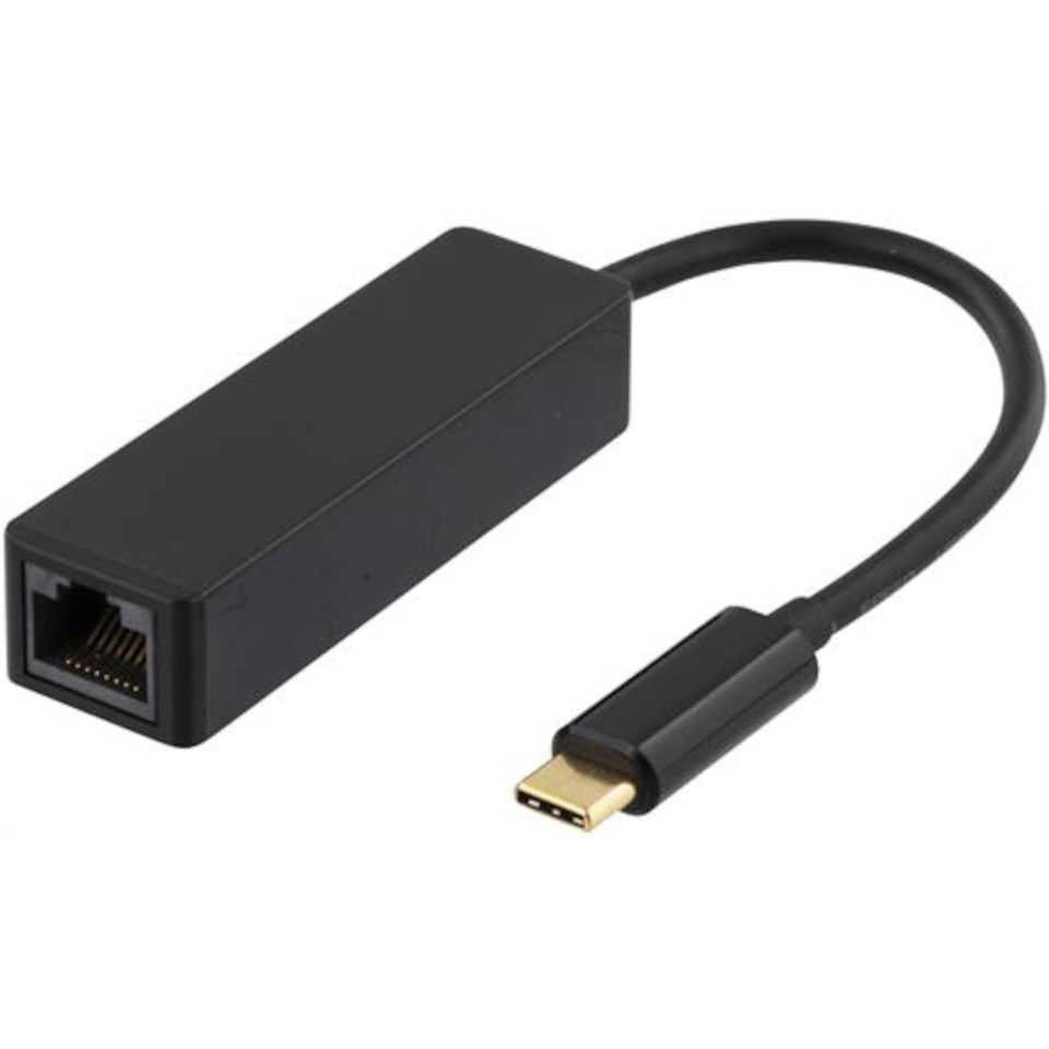 Gigabit-nätverkskort USB-C Svart