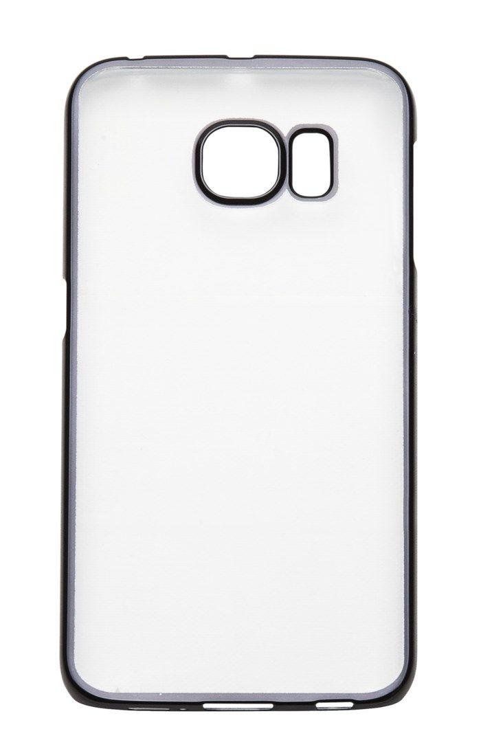 Linocell Mobilskal med bumper för Galaxy S6 Edge Svart