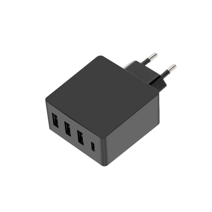 Linocell 4,8 A USB laddare med fyra portar | Laddare | Linocell 4,8 A USB laddare med fyra portar | Laddare |
