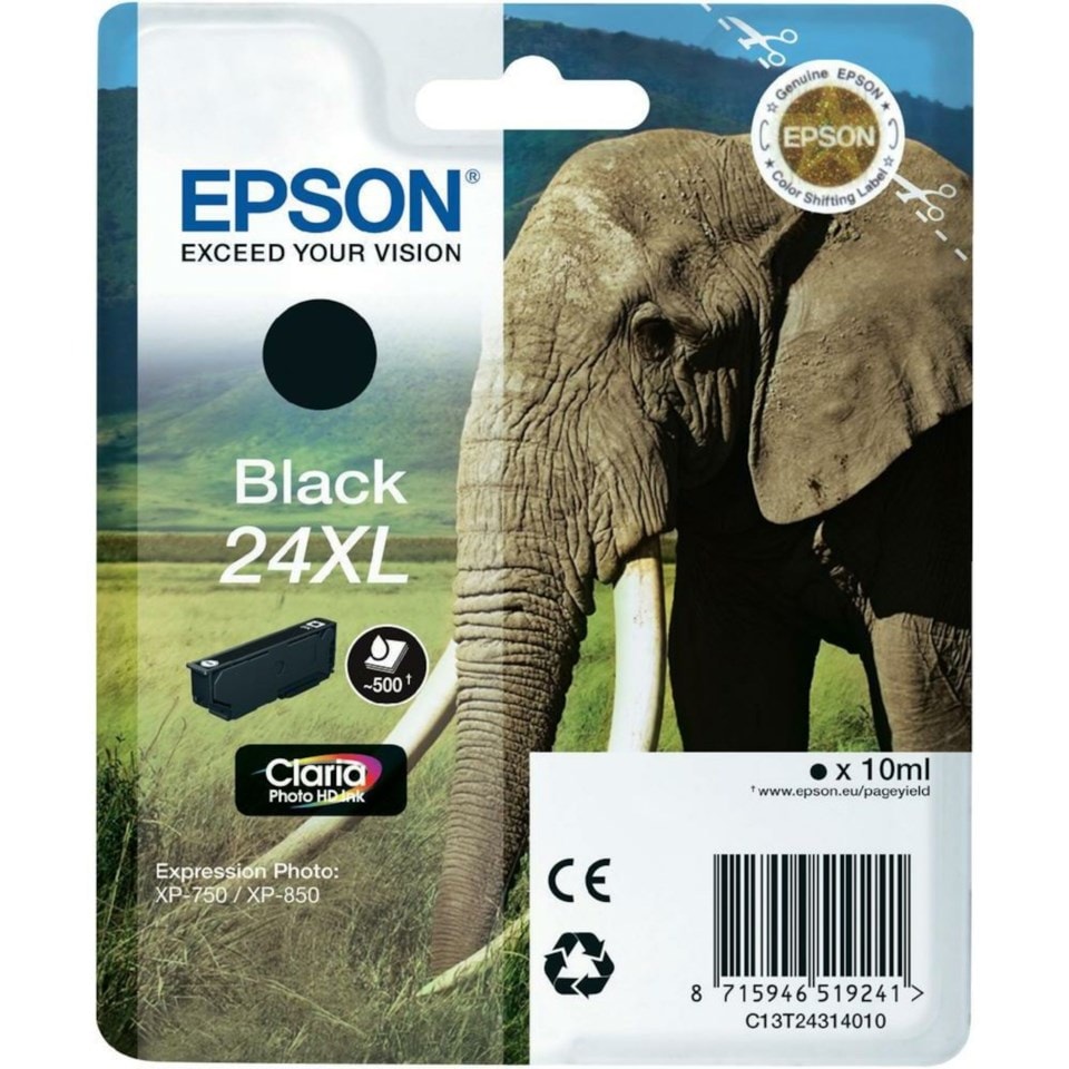 Epson T2431 Blekkpatron XL Svart