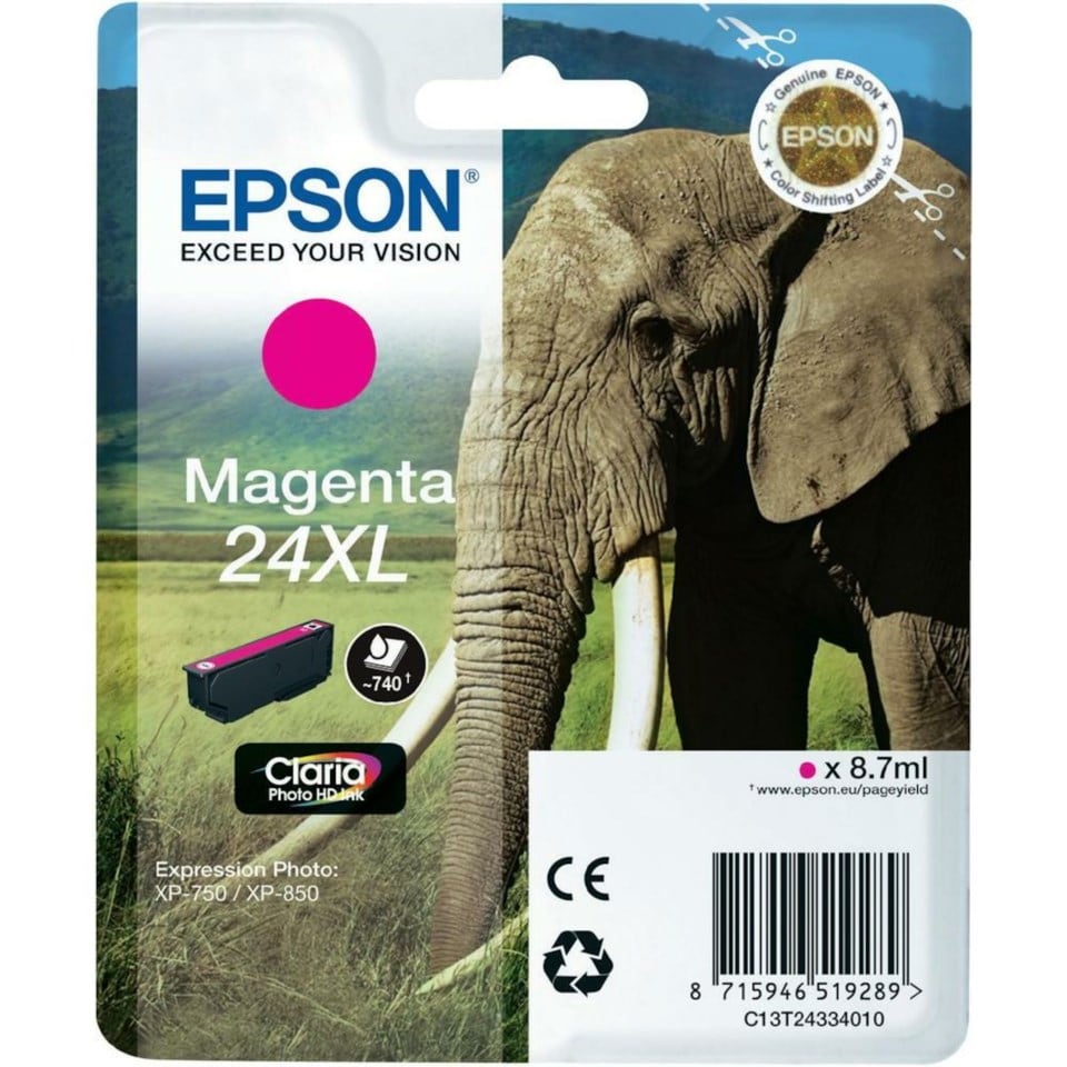 Epson T2433 Blekkpatron XL Magenta