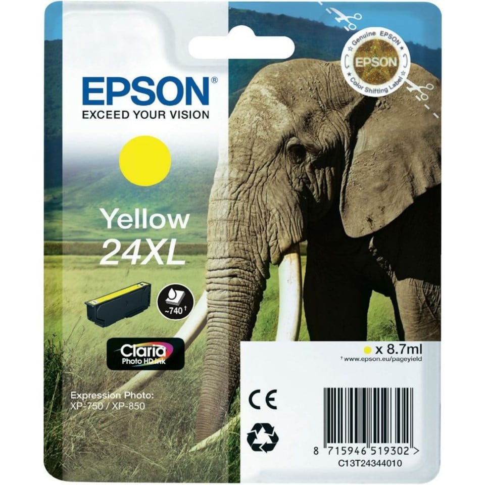 Epson T2434 Blekkpatron XL Gul