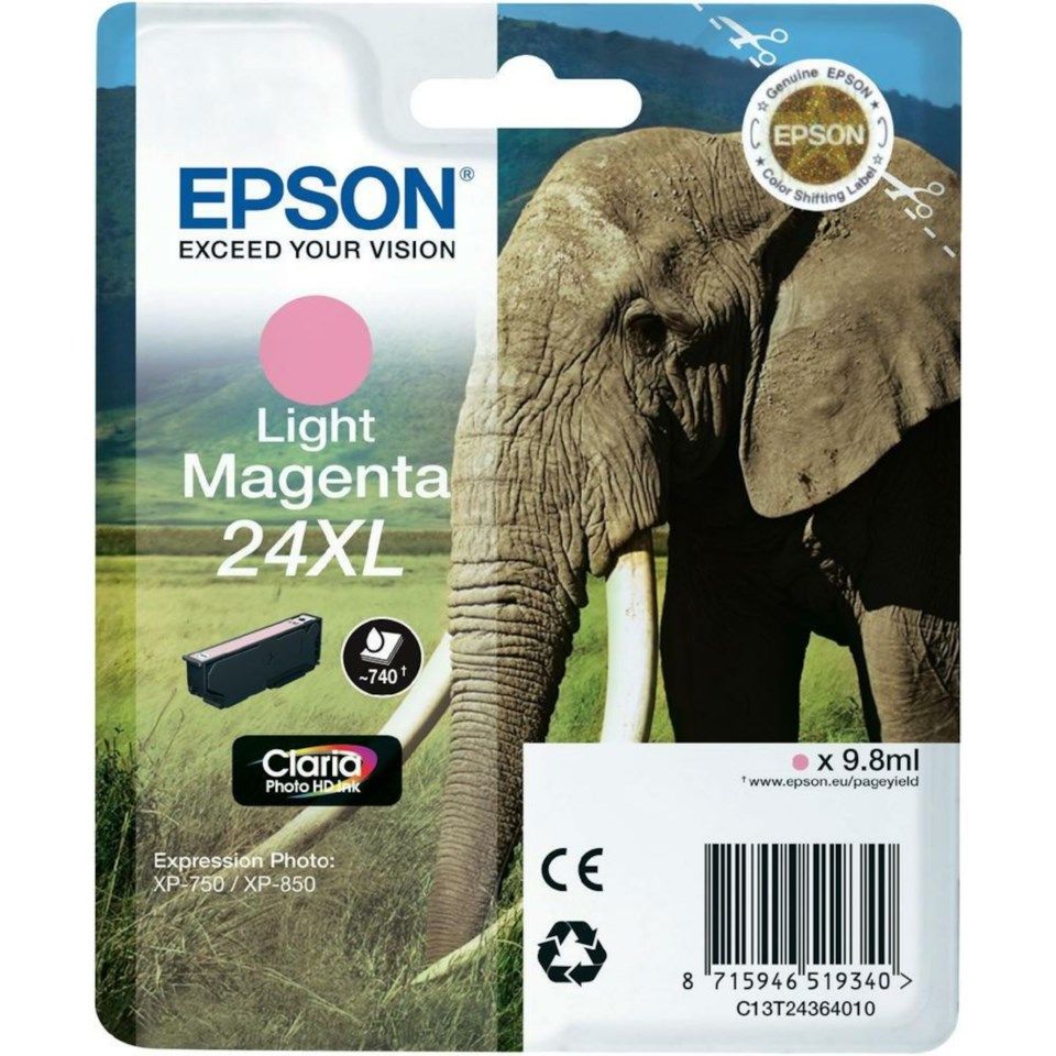Epson T2433 Bläckpatron XL Ljus magenta