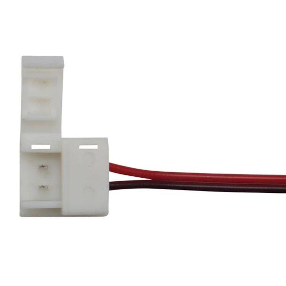 Skjøteklemme med kabel for 8 mm LED-sløyfe