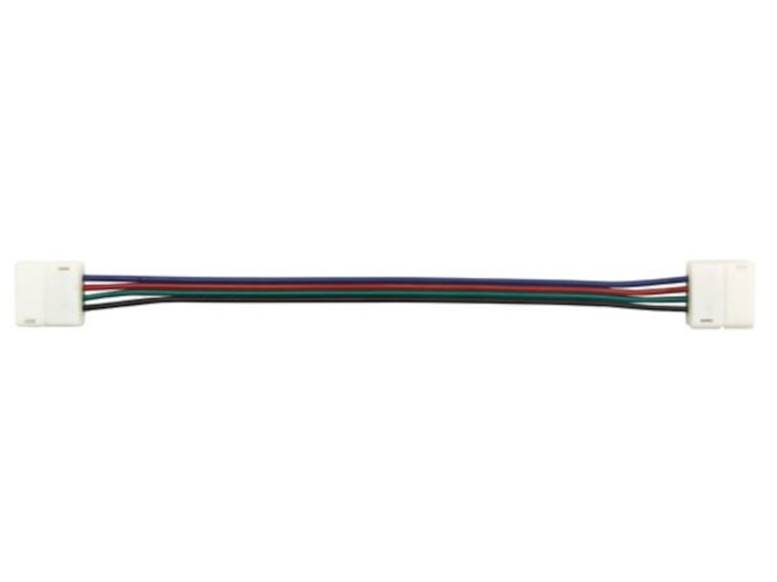 Velleman Skarvklämma med kabel för 10 mm RGB LED-slinga. Skarvklämma för LED-slinga