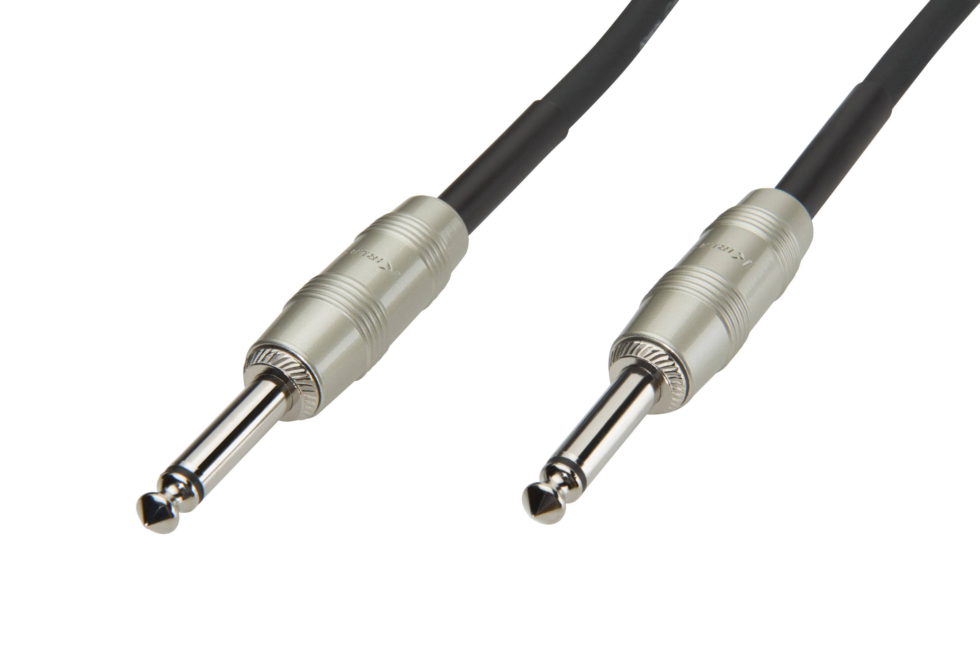 Luxorparts Instrumentkabel 6,3 mm 3 m, Svart