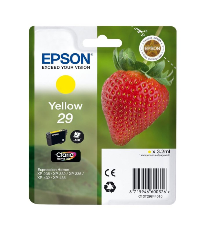 OrginalEpson T2984 Bläckpatron Gul