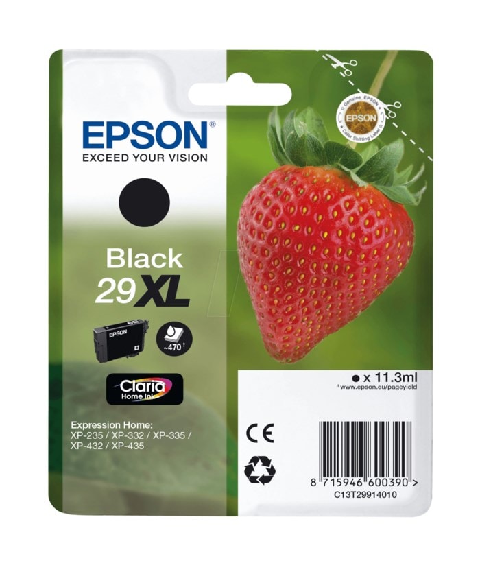 Epson T2991 XL Bläckpatron Svart