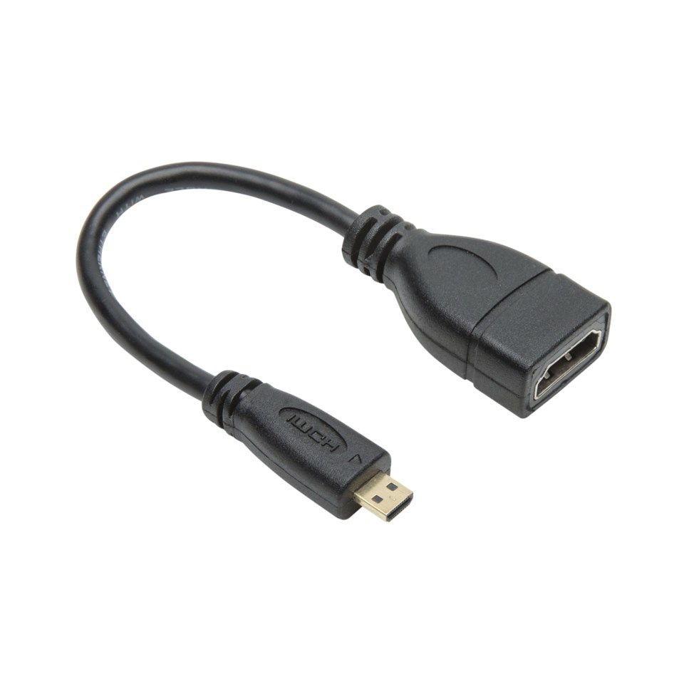 Luxorparts Adapter med Micro-HDMI til HDMI