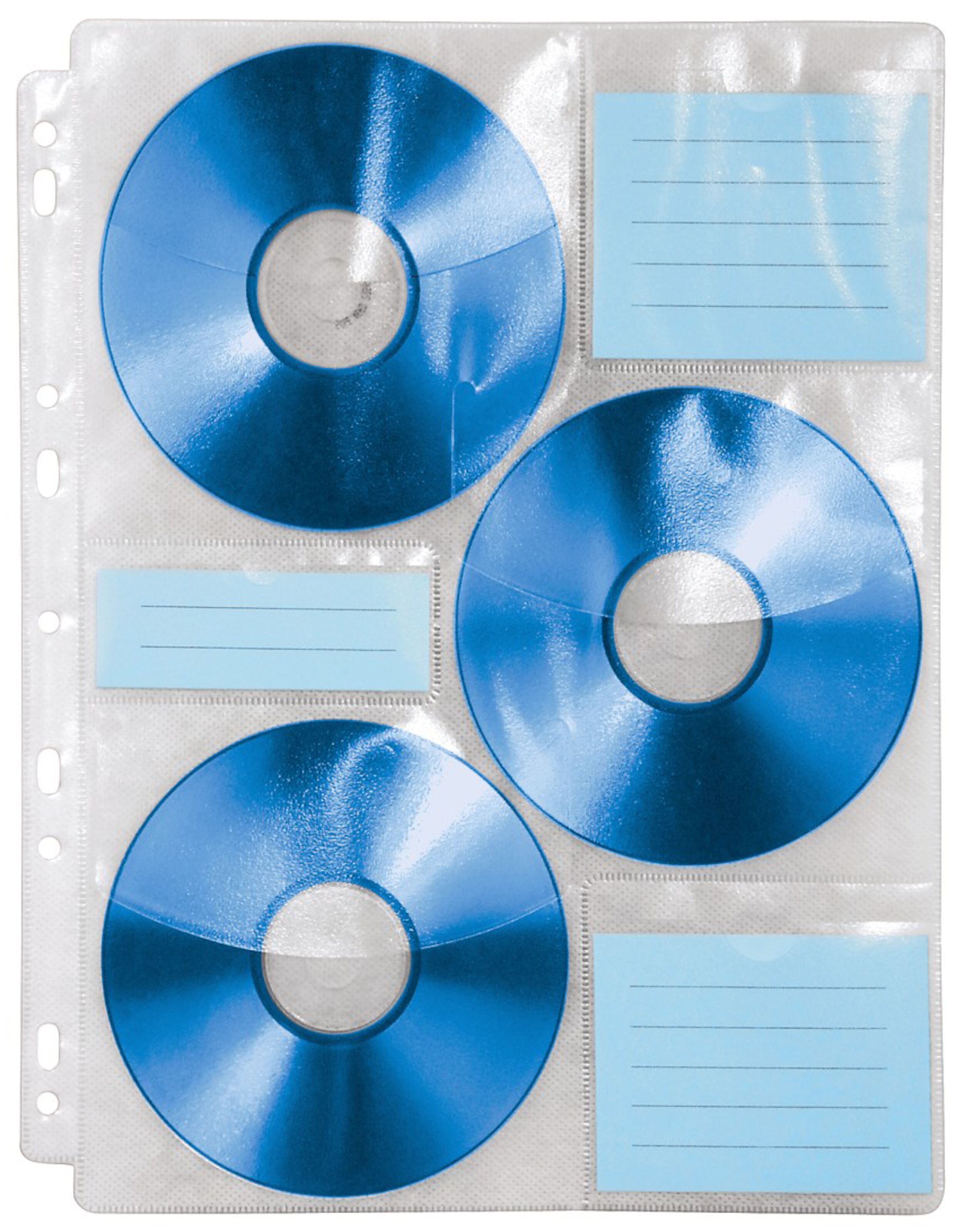 Hama CD/DVDpärmfickor A4 10pack DVDfodral