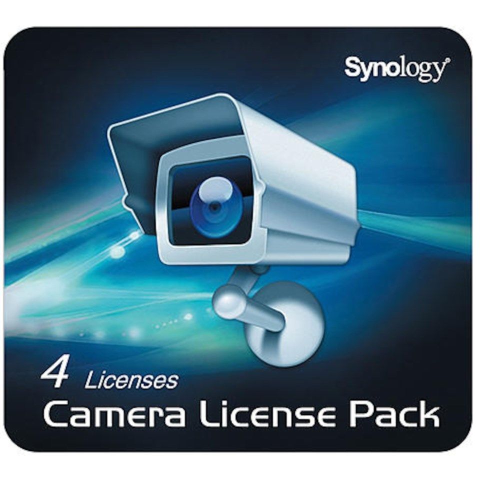 Synology Surveillance Station 4 kameralisenser